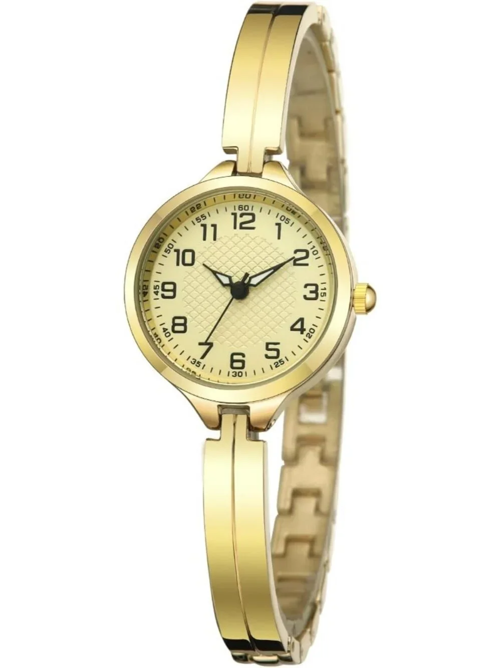 Women's Gold Quartz Bracelet Solid Reloj Para Mujer Small Dainty Wrist Watch